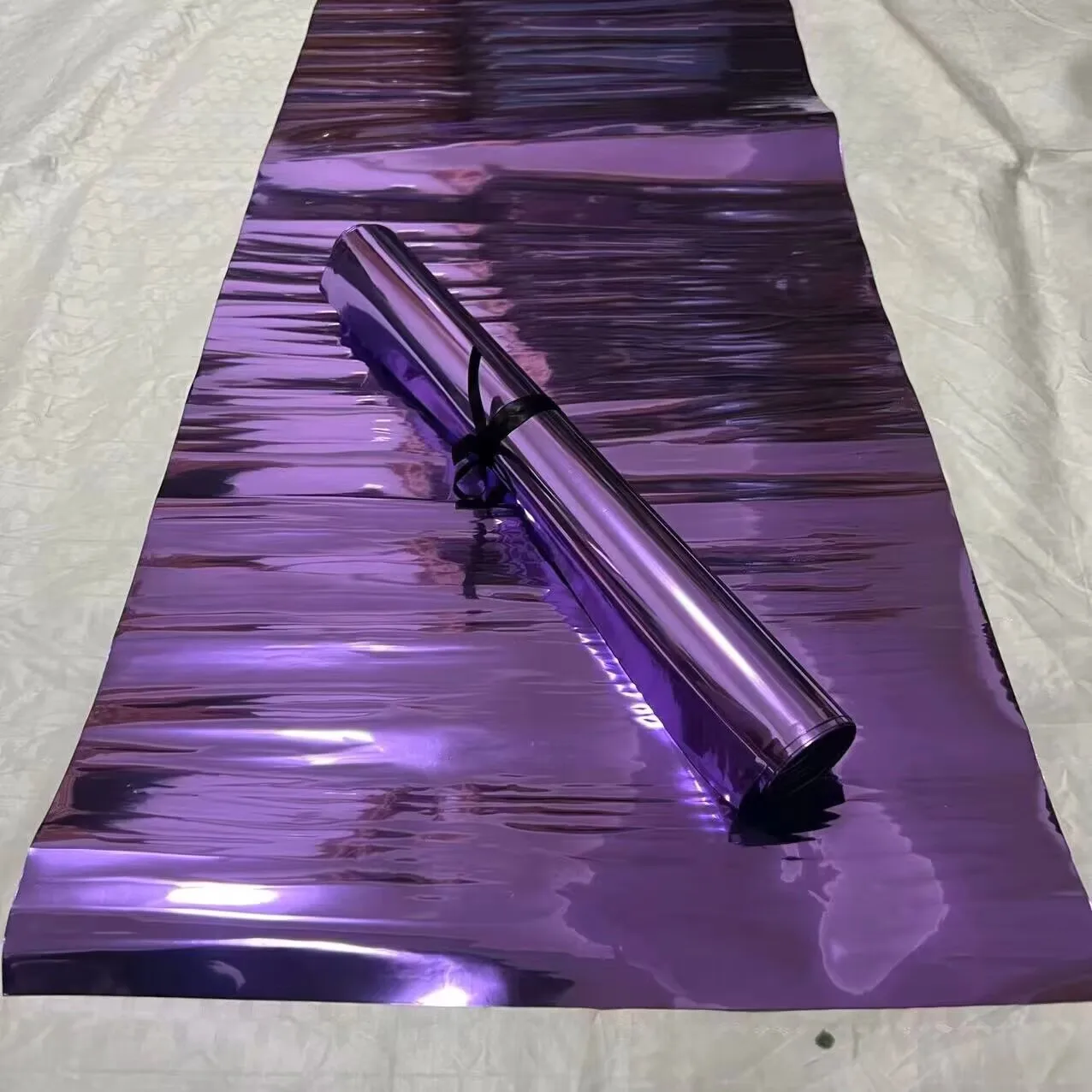 Newest Glittering PU Fabrics Metallic Luster Traditional Nigerian Gele Ipele Headscarf Set DIY Material For African Wedding 2026