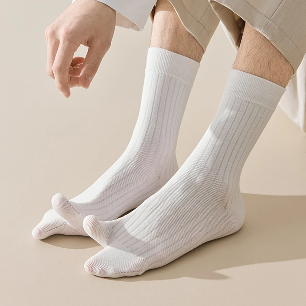 

Cotton Men's 2 Toe Athletic Sock With A Fun And Functional Stripe Pattern Great For Keeping Feet Fresh And Cool