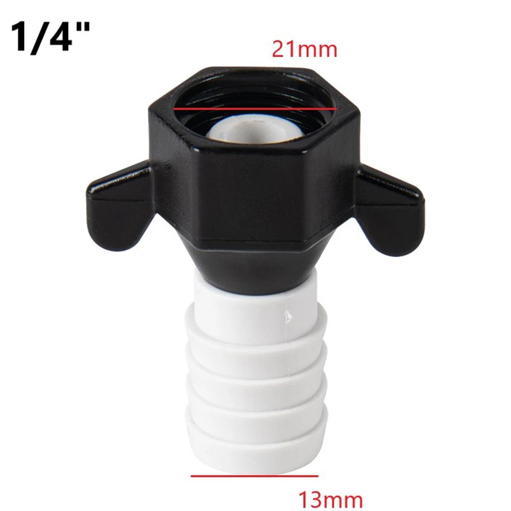 1/2 Inch 14 NPT Barb Elbow Straight Swivel Adapter Nylon RV Water Fittings For Camper Marine Plumbing Hose Connection Kit