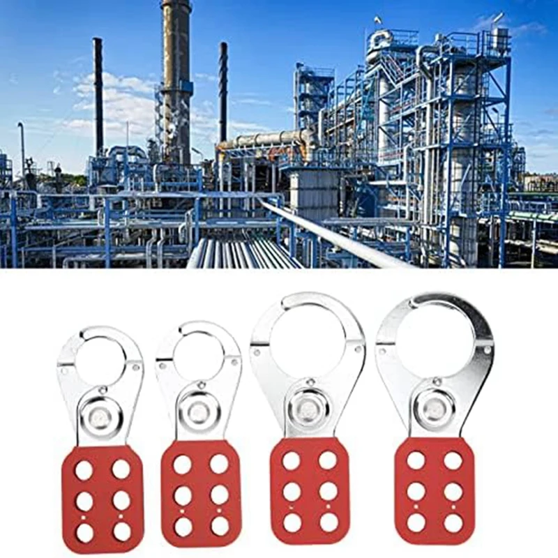 Lockout Tagout Hasp With Nylon Handle Strength Lockhead Tagout Hasp For Industrial, Electric Power