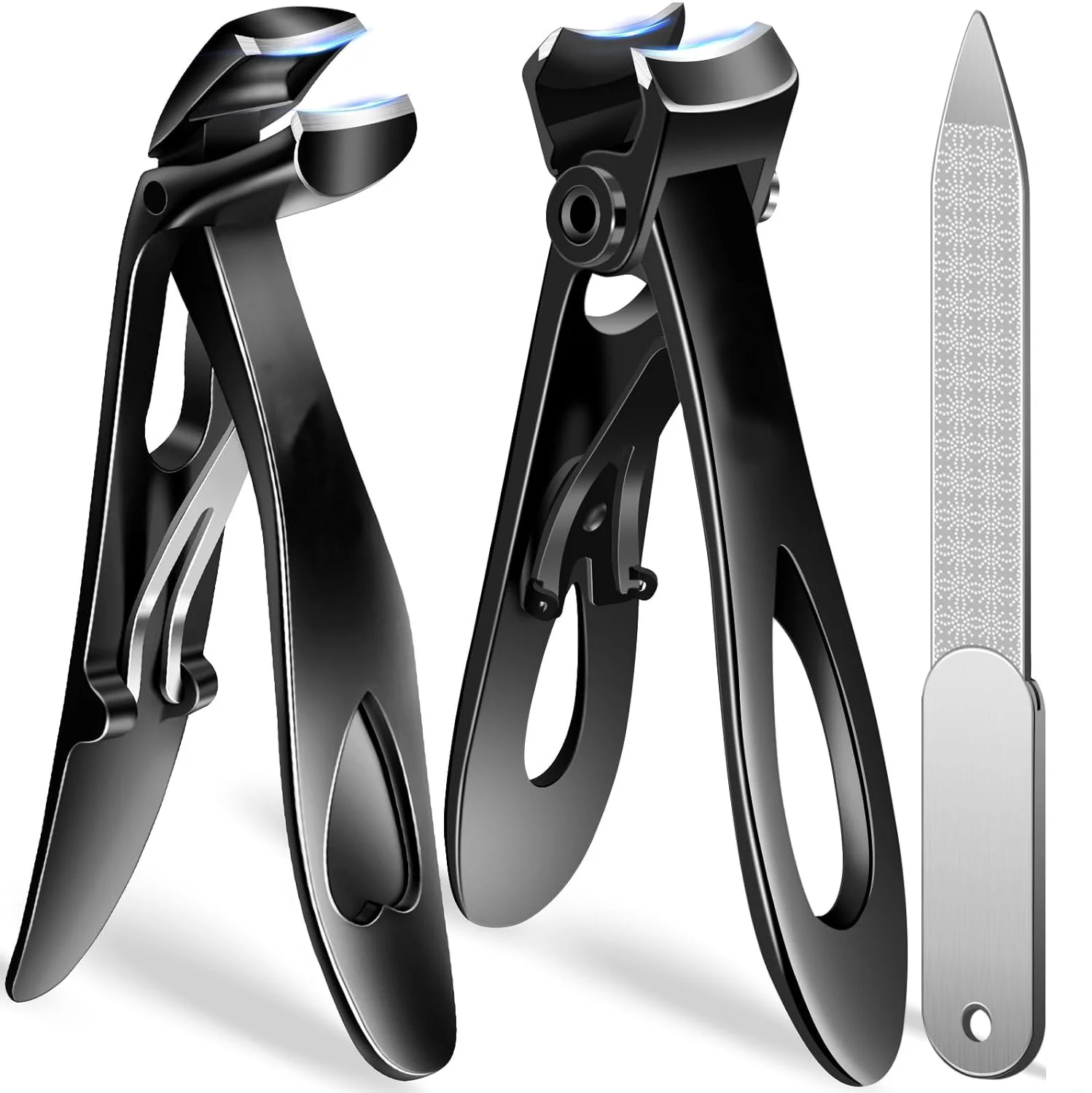 

Sheeamy 2024 Clippers for Thick Nails for Seniors Angled Head Large German Toe Nail Clippers Heavy Duty Nail Clippers