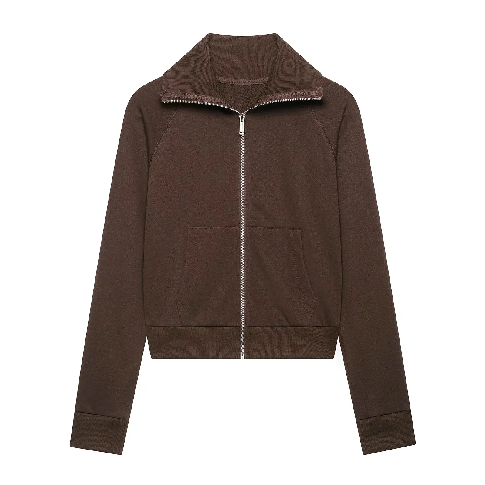 2026 Spring Autumn Women's Elegant Yoga Sport Short Sweatshirt Jackets Lady Vintage Chic Hoodie Zipper Slim Coats Streetwear Top