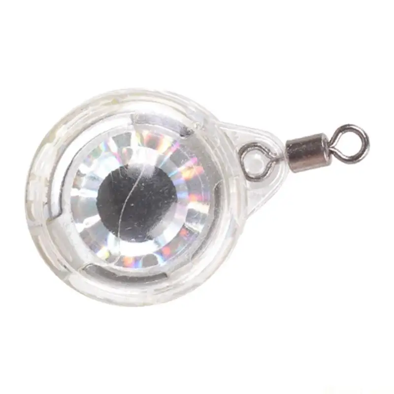 

31BE Small Fishing Lure Light Attractive Light Deep Drop Underwater Flasher Light Fish Eye Baits Lure Lamp Attractant Lamp