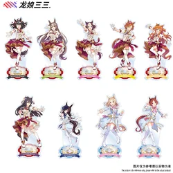 Umamusume: Pretty Derby Rice Shower Narita Brian Satono Diamond Mayano Top Gun Anime Acrylic Stand  Model Desk Decor Gifts