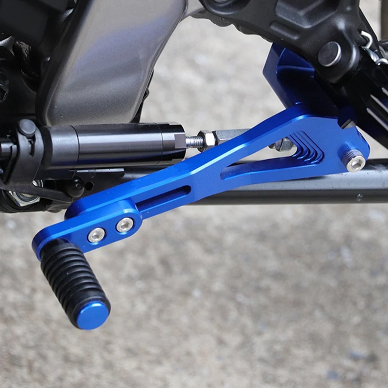 Peças de motocicleta acessórios pedal de mudança ajustável toe pegs alavanca de mudança de engrenagem compatível para kawasaki zx4r zx4rr (verde)