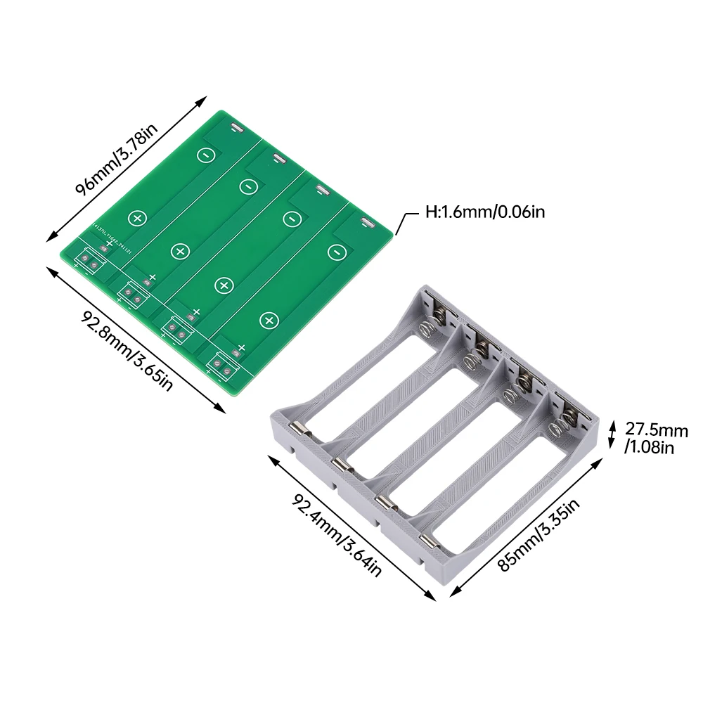 Kit de Base de batería DIY 21700 para 8 canales 18650 capacidad de batería módulo probador de resistencia interna cableado/enchufe Accesorios de reparación