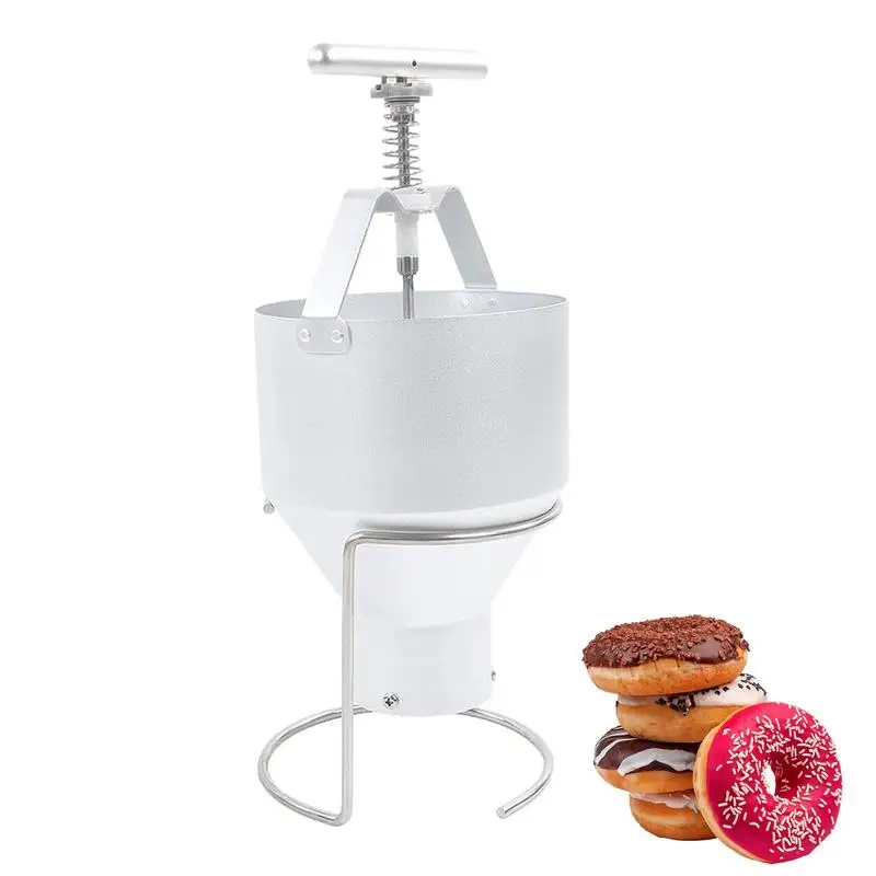 Donut Batter Dispenser 2.5L Manual Donut Dispenser Machine For Home Donut Maker With Stand And 6 Adjustable Thicknesses For