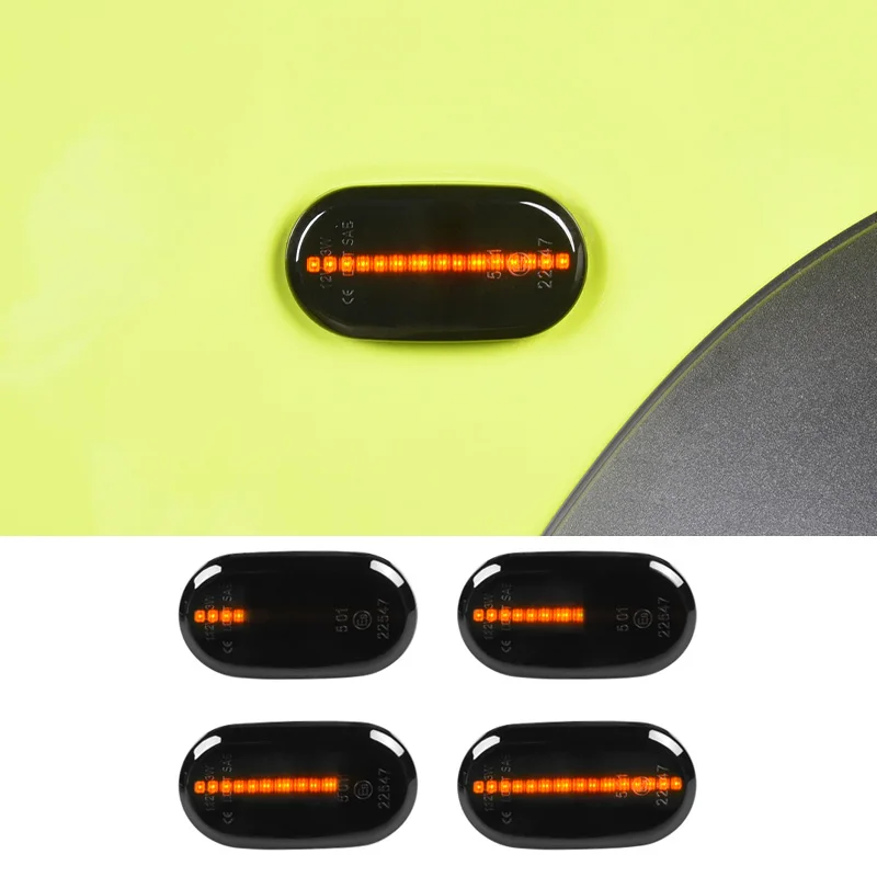 

LED Side Marker Turn Signal Lights Dynamic Blinker Indicator Lamp Flowing Daytime Running Lights for Suzuki Jimny JB64 JB74