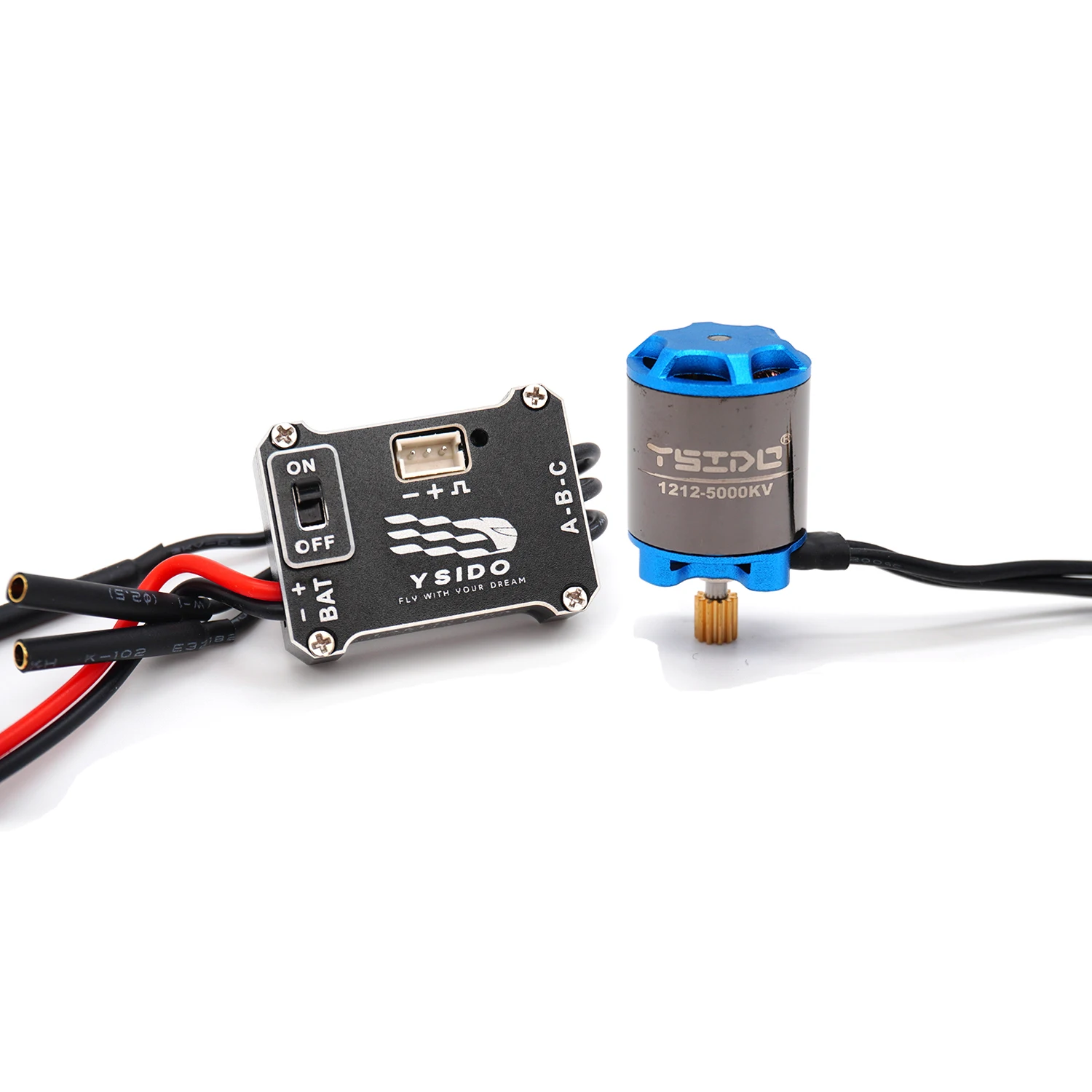 YSIDO 25A 1212 5000KV 1-3S Outer Rotor Brushless Motor ESC Combo 11T Gear for Axial SCX30 TRX4M FCX18 1/30 1/24 1/18 RC Crawler