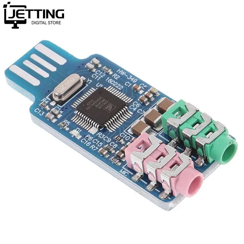 CM108 USB Drive Free USB Sound Card Laptop Computer External Sound Card Module