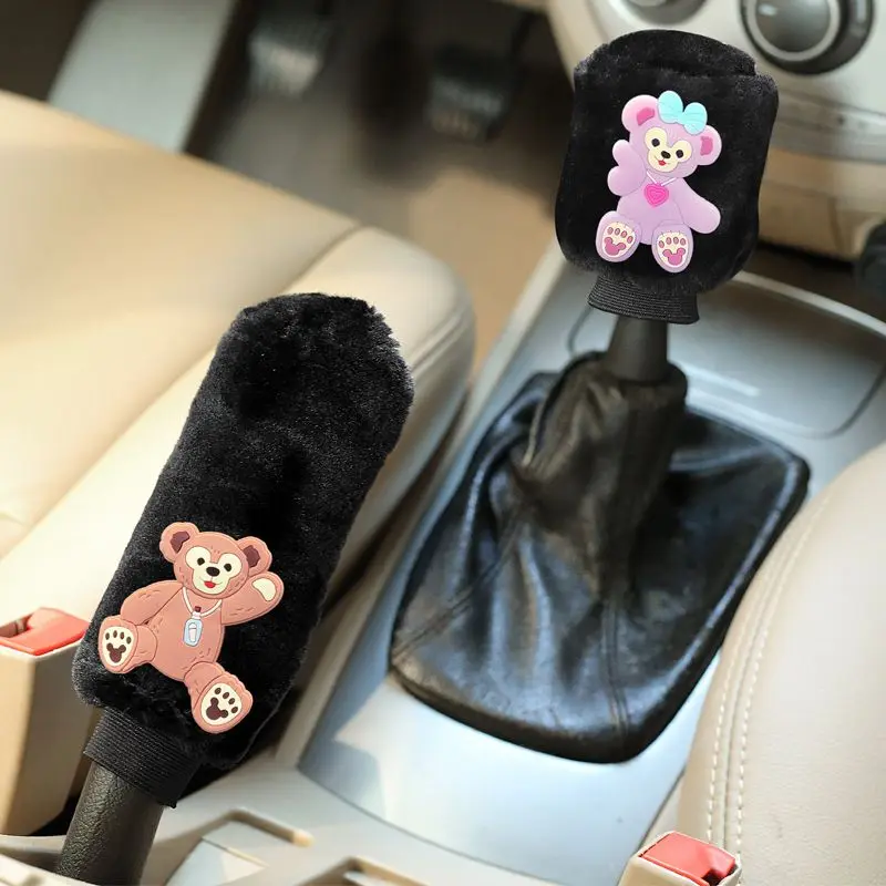 

Universal Cute Cartoon Car Handbrake Cover Gear Shift Knob Cover Set for Car Interior Decoration
