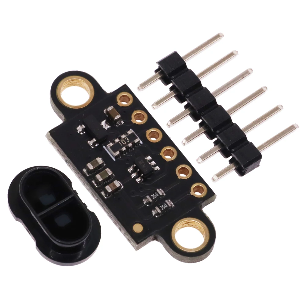 VL53L1X Laser Ranging Flight Time Sensor Module 3V-5V Distance 400cm Measurement Extension Board Module With Lid For Arduino