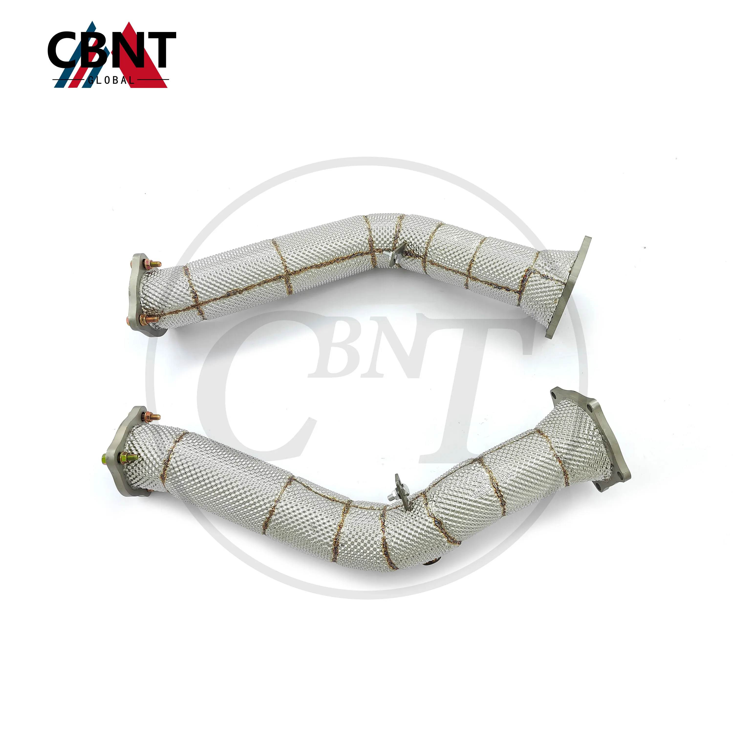 

CBNT for Porsche Cayenne 958 958.1 958.2 4.8T 2011-2017 Catted/Catless Downpipe Exhaust Headers Pipe with Catalytic Converter