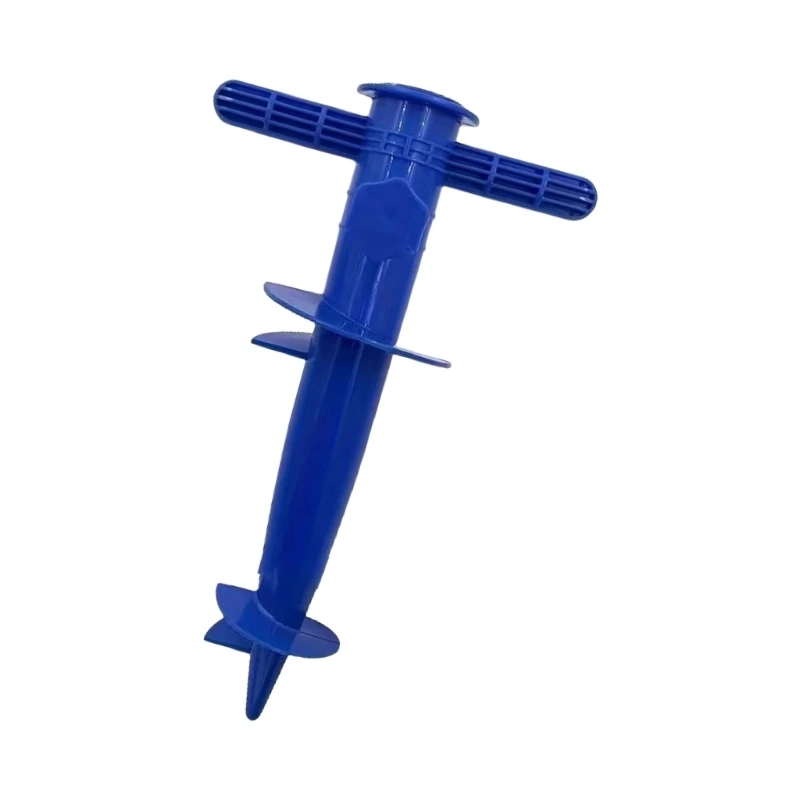  Durable Outdoor Umbrellas Base Sand Weights Design Portable Plastic Ground Anchors for Wind Resistance In Garden & Patios