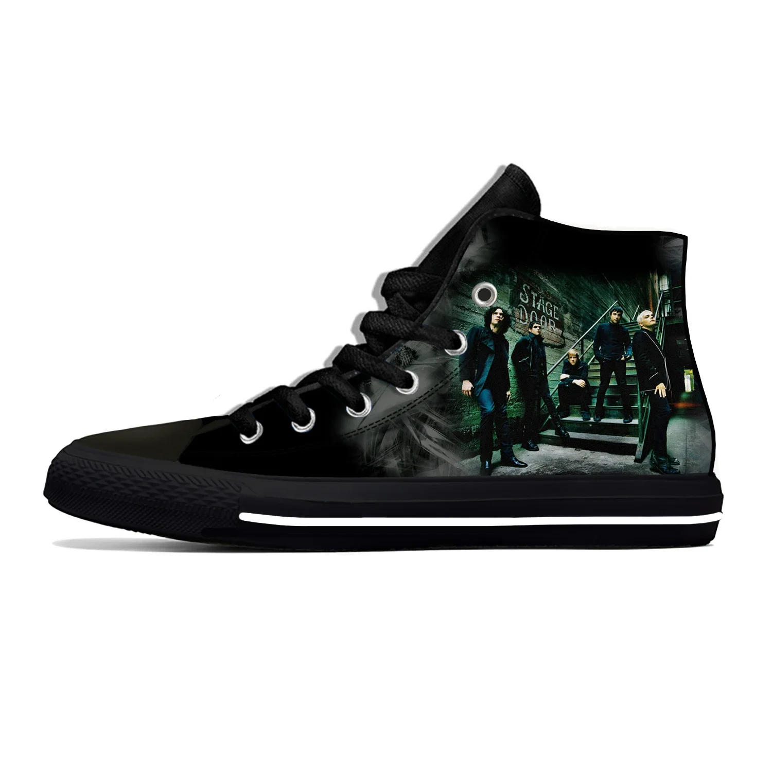 Gorące fajne My Chemical Romance zespół rockowy fajne modne najnowsze buty na co dzień wysokie męskie klasyczne trampki klasyczne buty deskorolkowe