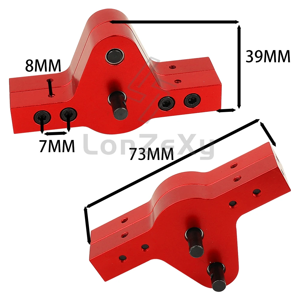 1pc Aluminium D90 Verteilergetriebe Getriebe für 1/10 RC Auto D90 D110 Axial SCX10 Crawler Trucks Brücke Gerät upgrade Teile – Detail 1