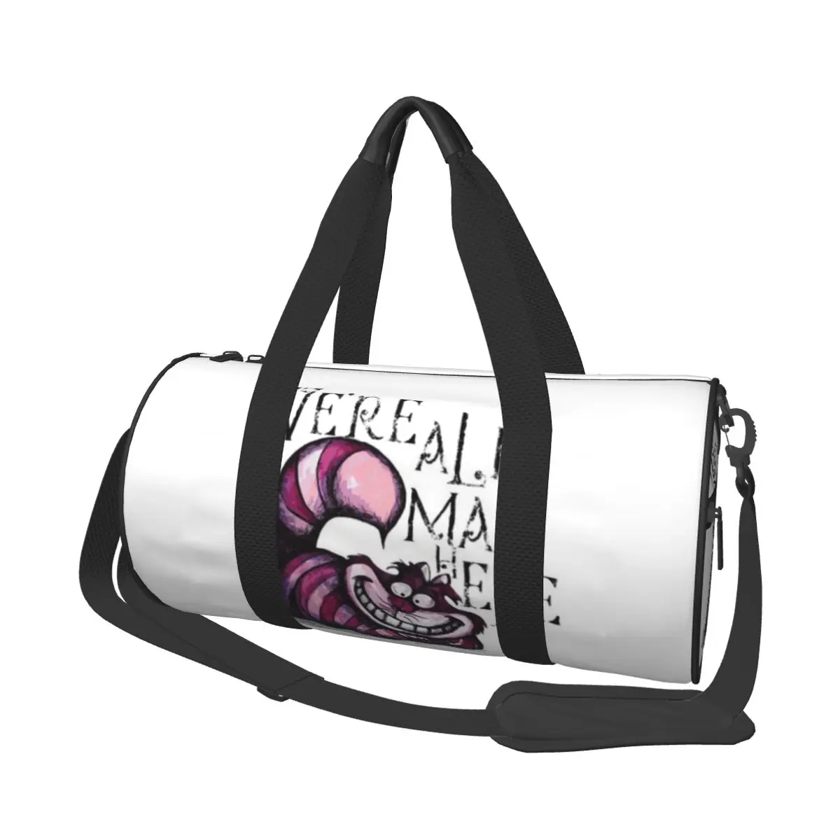 Hot Sale We Re All Mad Here Travel bag International Vacation Honeymoon Travel Bag