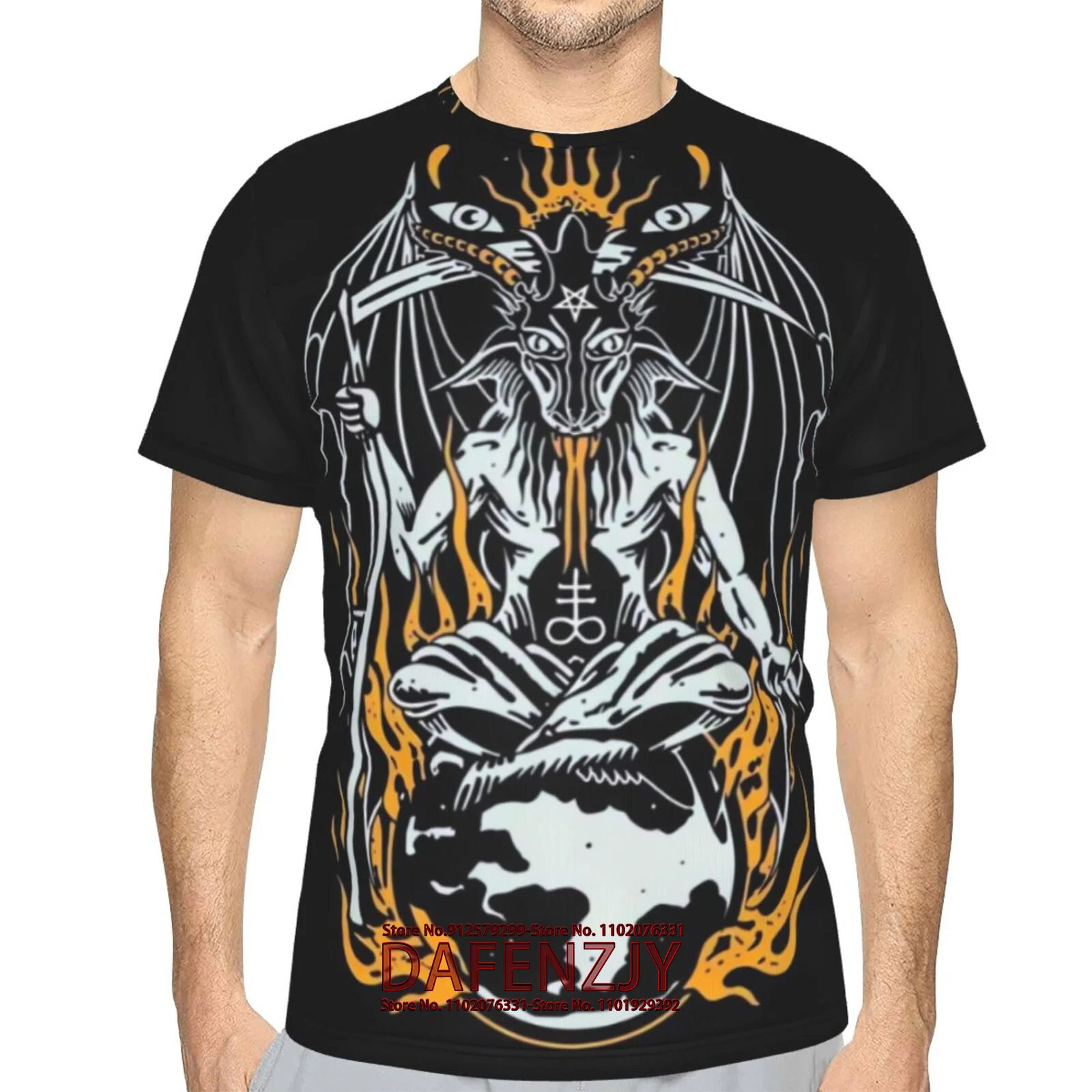 T-shirt Men 3D Print Short Sleeve Vintage Short Sleeve T Shirt For Mens Street T Shirts Tops Tee Shirt