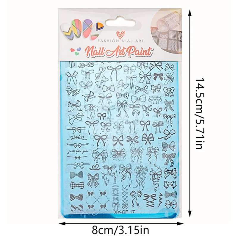 14 Designs Blumen-Spitzen-Buchstaben Edelstahl Nagelstempelplatten Nagelkunst-Vorlage – Detail 22