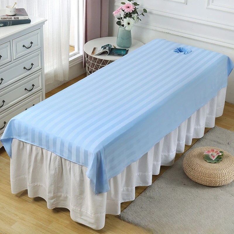 76x190cm Printed Massage Table Cover Bed Sheet with Face Hole Elastic Spa Treatment Beauty Salon Mattress Salon Couch Bed Cover