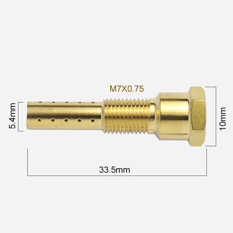 Carburetor Main Nozzle M7 8/10/12/16/18/20/24/30 Holes for Keihin OKO KOSO PE PWK FCR  Carb