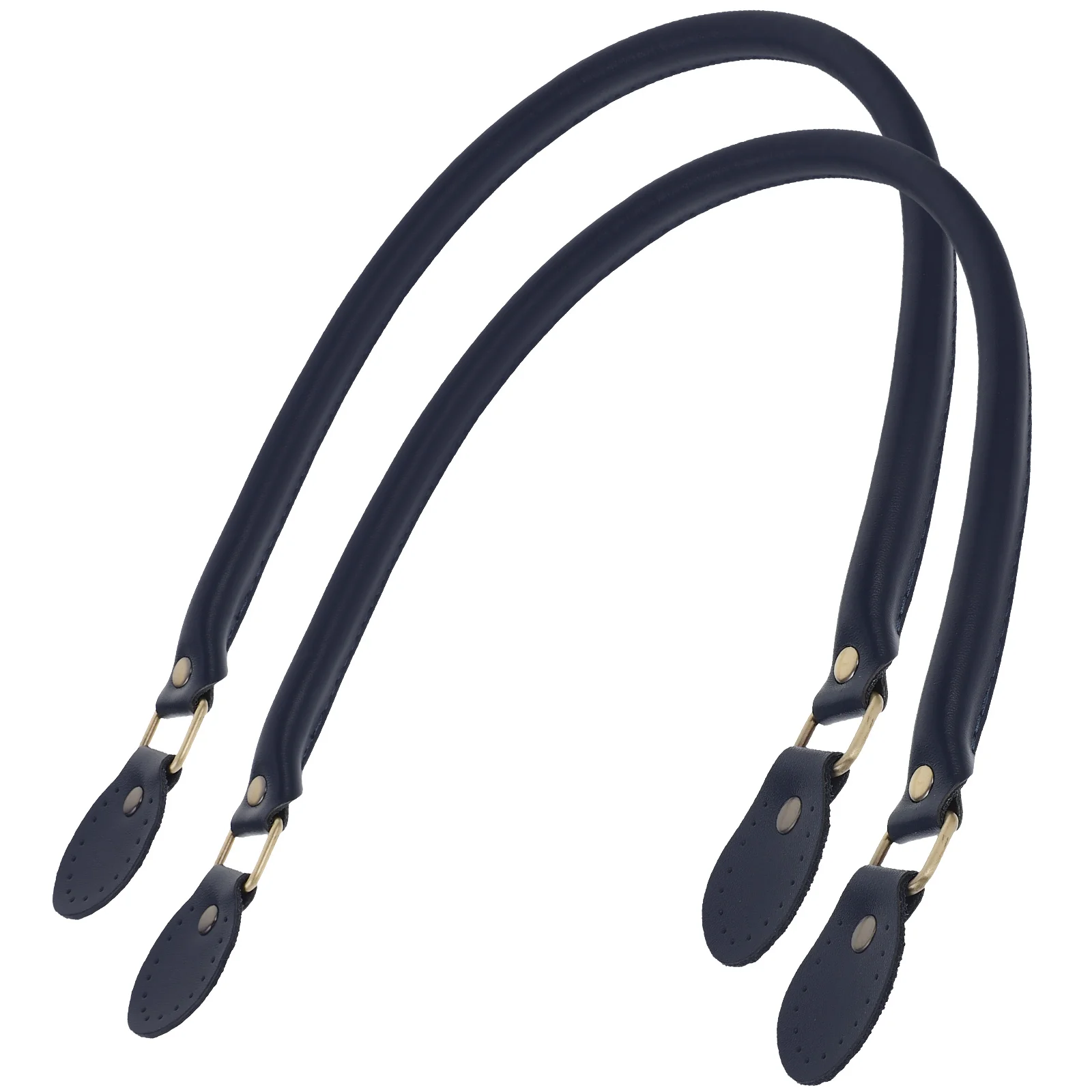 

1 Pair 60Cm Cowhide Handbag Handles Sewing Strap Tote Replacement Thicken Belt Diy Blue Durable Fashionable Upgraded Bag