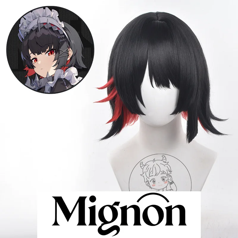 

Zenless Zone Zero Ellen Joe Version 2 Cosplay Wig Spiky Short Hair Simulated Scalp Halloween Gift