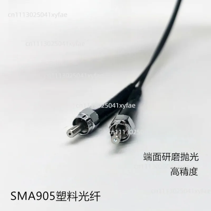 1M Industrial Control SMA905 Optical Fiber Connector Medical Sensor Signal Cable SMA ST FC Plastic Fiber Patch Cord