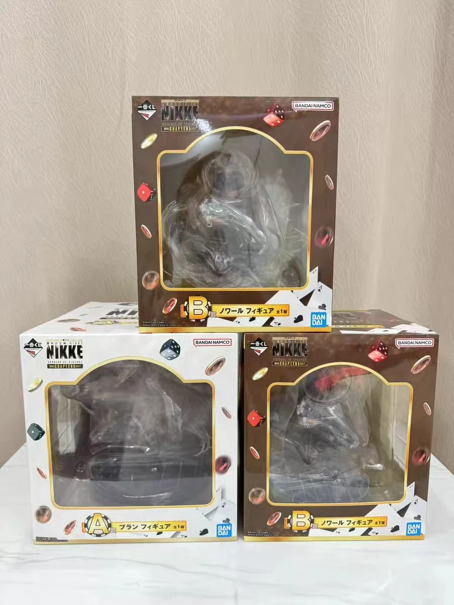 Bandai Ichiban Kuji déesse de la victoire: NIKKE CHAPTER5 Blanc Noir lapin Figure Original véritable modèle jouet cadeau