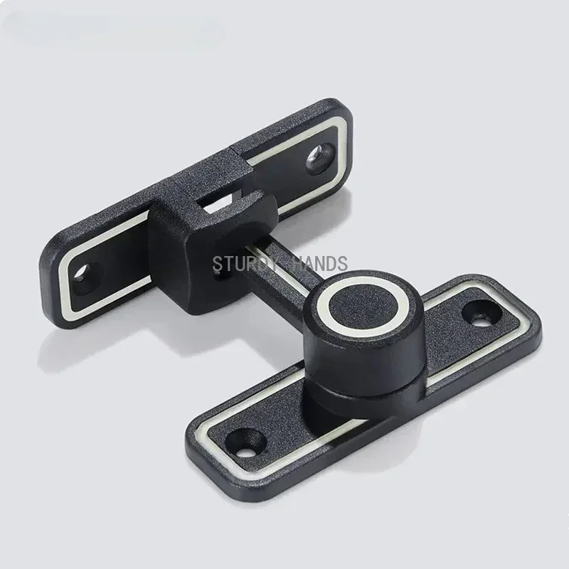 Indoor Zinc Alloy Door Bolt 90/180 Degree Dual Purpose Luminous Door Buckle Bathroom Sliding Door Latch Kitchen Cabinet Lock