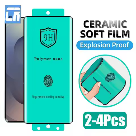 2-4pcs Explosion-proof Ceramic Soft Film For Samsung S25 Ultra S24 S23 S22 S21 S20 Plus Screen Protector Galaxy Note 20 Nt Glass