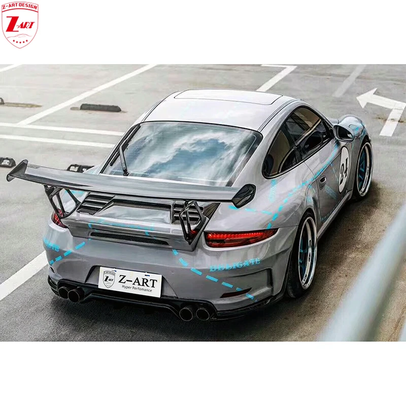 

2005-2011 Z-ART 991 GT2 RS Carbon Fiber Rear Wing for Porsche 911 Carbon Fiber Engine Hood for 997 Carbon Fiber Deck Lid Wing