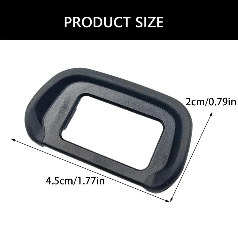 E8BA Hard EyeCups Opecis Oyewing Viewfinders Protecters Cover for EOSR EOSR10 R10 Cámara sin espejo