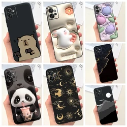 For Motorola Moto G32 Phone Case Back Cover Stylish Pattern Soft Liquid Silicone TPU Coque Fundas MotorolaG32 G 32 Panda Housing