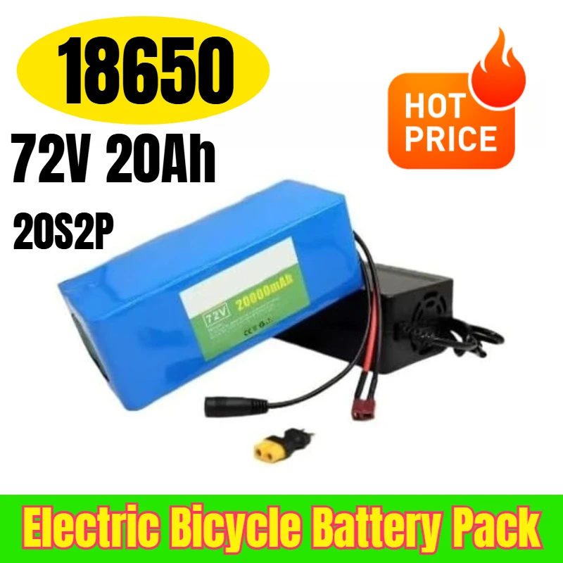 

72V 20Ah 18650 20S2P Electric Bicycle Battery Pack