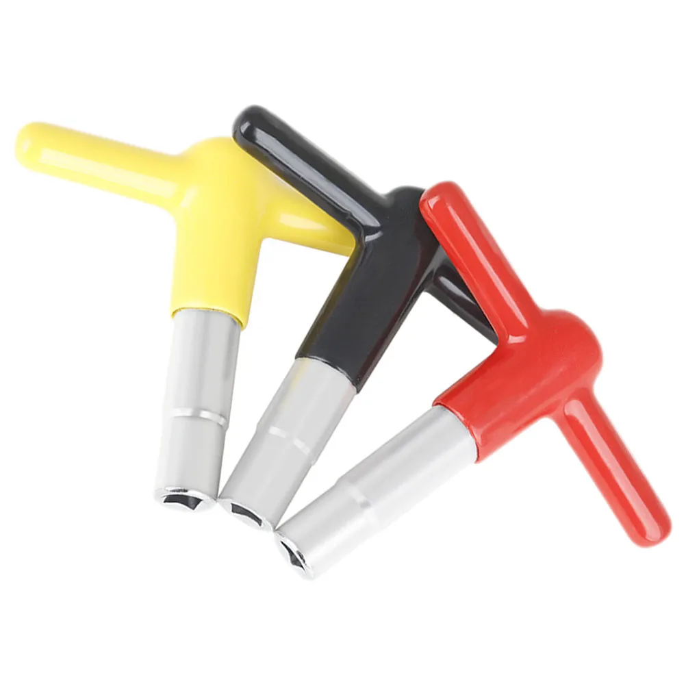 

3pcs Drum Wrench Universal Tuners Key Percussion Zinc Alloy Silicone Grip Lightweight Durable Drum Accessories Beginner Practice