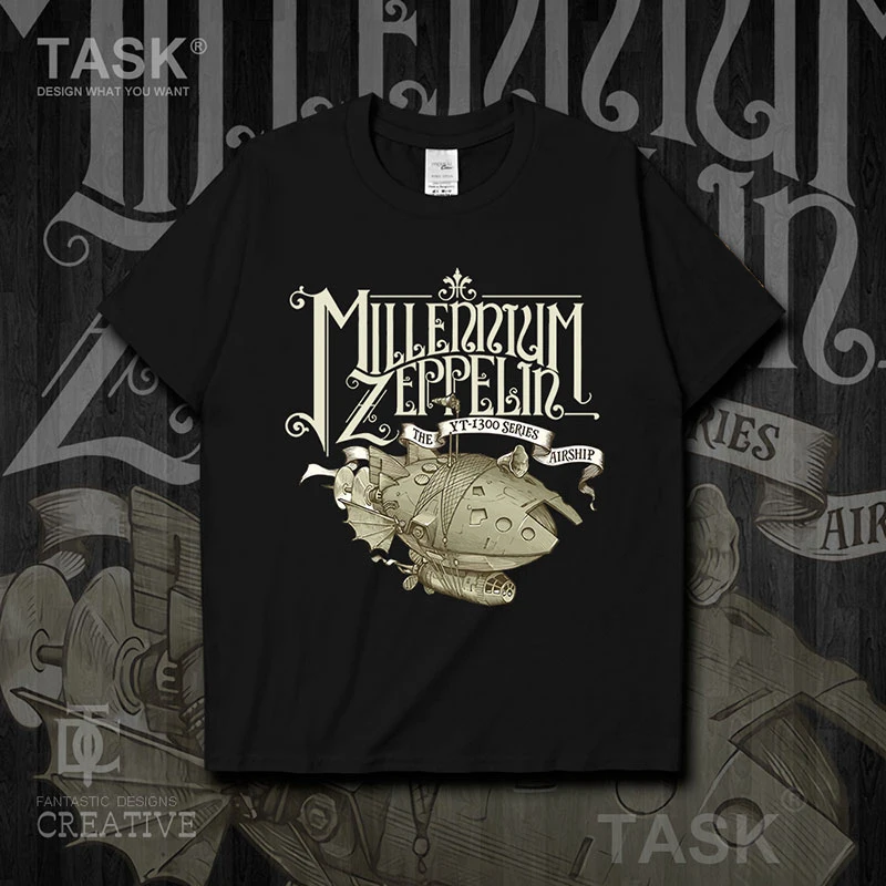 Germany Millennium Zeppelin Airship Steampunk Fans Gift T Shirt. Short Sleeve 100% Cotton Casual T-shirts Loose Top Size S-3XL