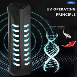 Fish Tank Lamp Uv Sterilizing Lamp 220V 110V 22W With Timer Sterilization Sterilizer Sterilization Algae Removal Water Purifier