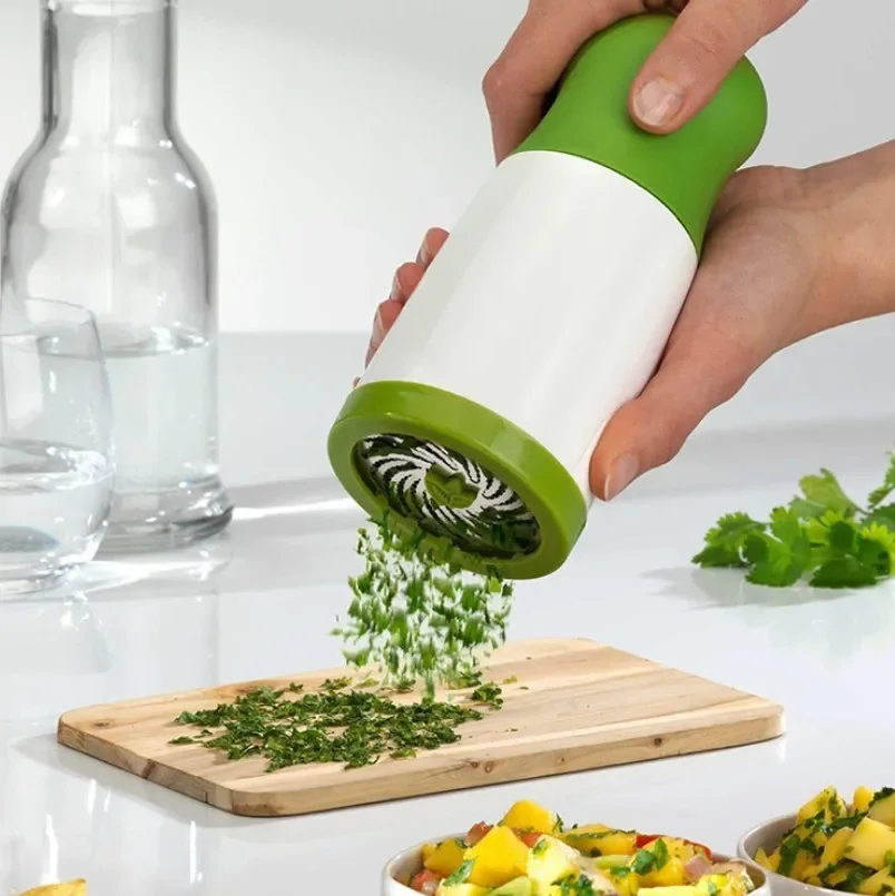 Herb Grinder Spice Mill Parsley Shredder Chopper Vegetable Cutter Garlic Coriander Spice Grinder Kitchen Accessories