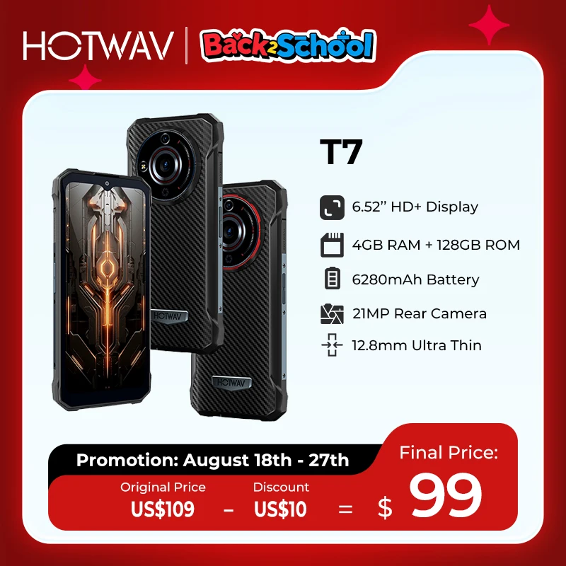 [World Premeire] Прочный смартфон HOTWAV T7 6