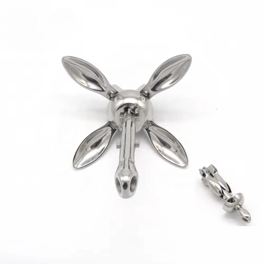 New Stainless Steel Foldable Anchor Complete Marine Hardware Accessory For Boat Vessel Mooring