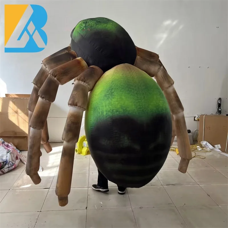 

Custom Made Event Party Supplies Giant Inflatable Spider Costume for Halloween Parade Toys