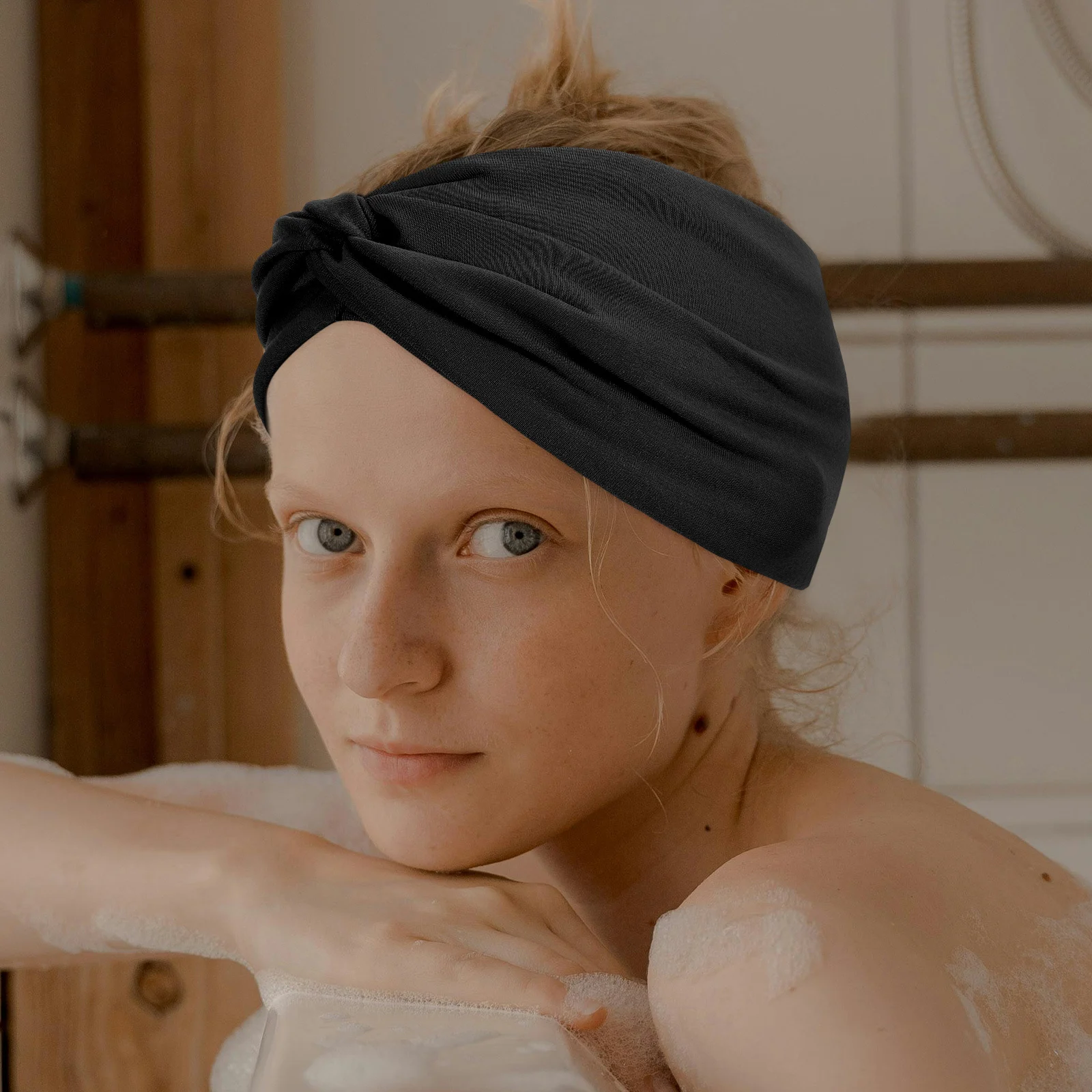 5 szt. Opaski do jogi z miękkiego materiału dla kobiet, do ćwiczeń, fitness, ozdoba do włosów, wiązane, oddychające opaski przeciwpotne do sportu