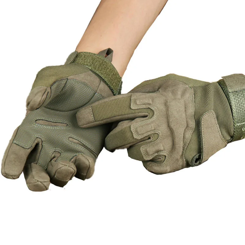 Guantes tácticos de medio dedo para hombre, equipo táctico de entrenamiento de caza al aire libre, senderismo y pesca, guantes militares