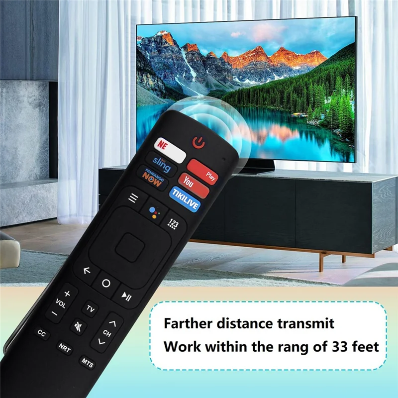 Reliablereplaced ERF3A69 Voice Remote For Hisense/Sharp Smart TV Sub ERF3A69S ERF3A69 ERF3B69S ERF3B69 ERF3R69H ERF3N69H