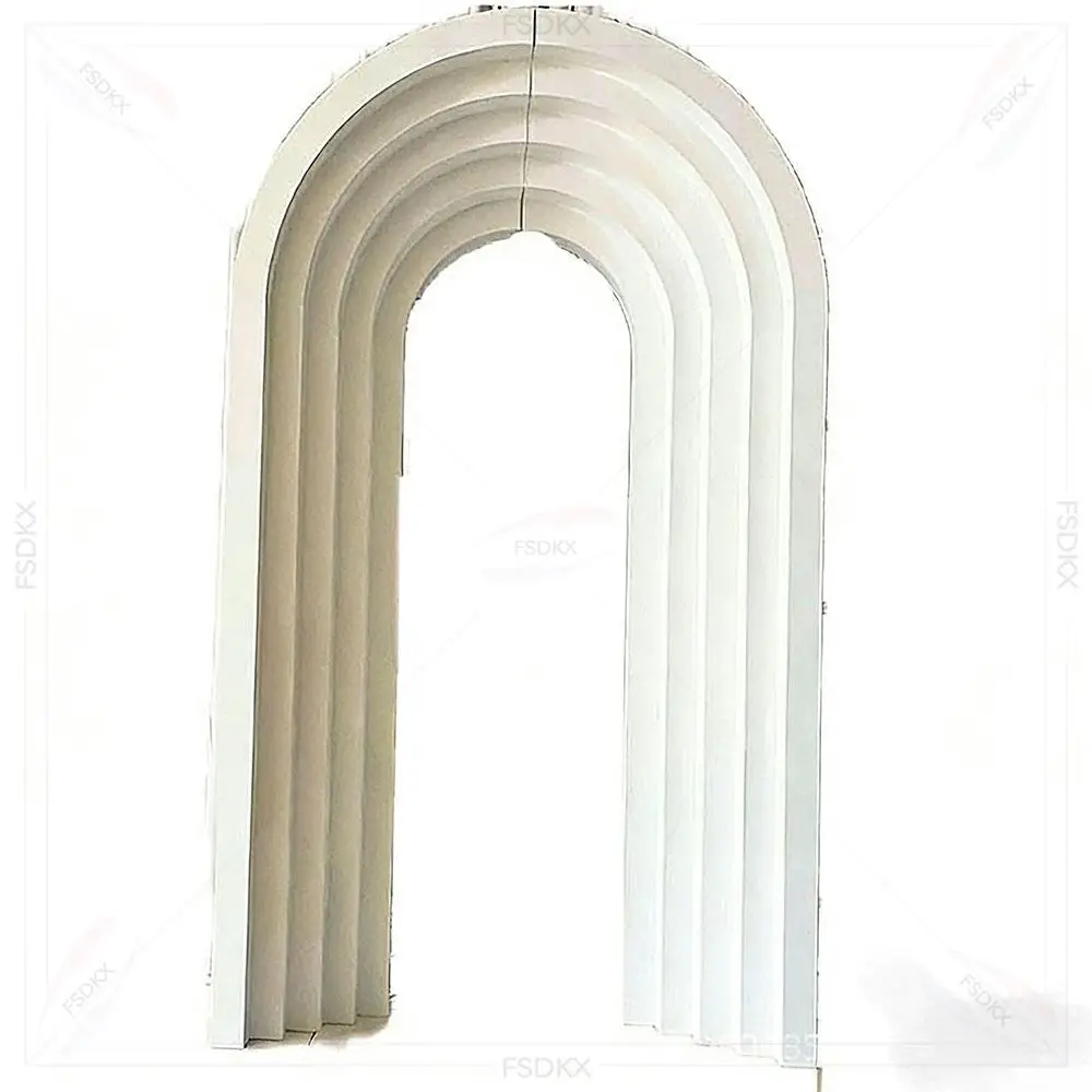 

FSDKX High Quality Wedding Metal Multi-layer Background Wall