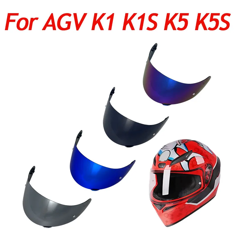 

K1 viseira capacete forAGV K1S K5 K5S K3SV Высокая прочность Ветрозащитный Пылезащитный УФ-защита Аксессуары для шлема Козырек