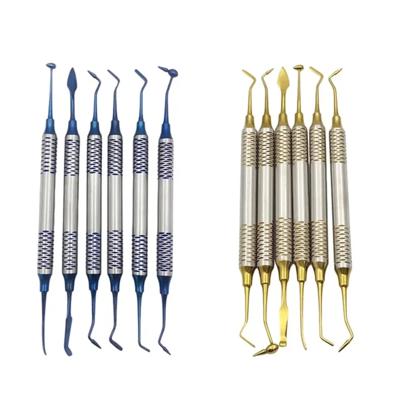 

6pcs Dental Composite Restorative Filling Tools Kit, Dental Resin Restorative Kit, Dental Basic Tools