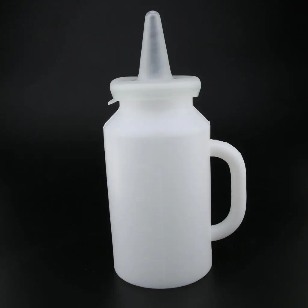 250ml/1.6L Calf Nursing Feeding Milk Bottle With Nipple Livestock Cow Cattle