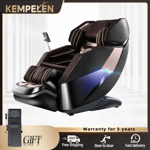 Luxury 4D Massage Chair with SL Track & Heat Therapy | Full Body Airbag | Zero Gravity Recliner | 3-Year Warranty